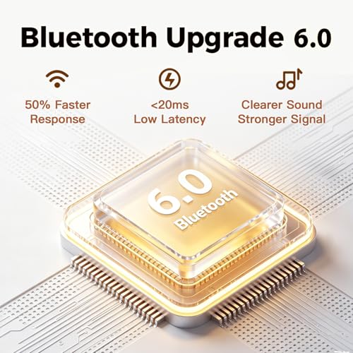 스마트 블루투스 6.0 to AUX/RCA 어댑터 및 수신기, 홈 스테레오용 스테레오 수신기용 무선 블루투스 어댑터, 플러그 앤 플레이, 사운드, 구형 스피커 업그레이드, Udfine AudioLink