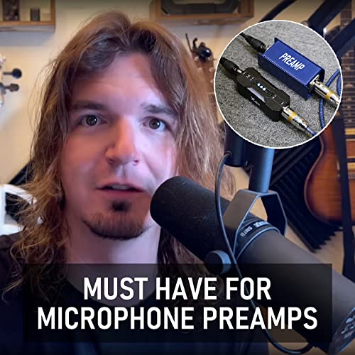 Xvive P1 Phantom Power Supply for Microphone Preamp,Condenser Microphones,Shotgun Mic,with XLR Cable - size: P1 with XLR