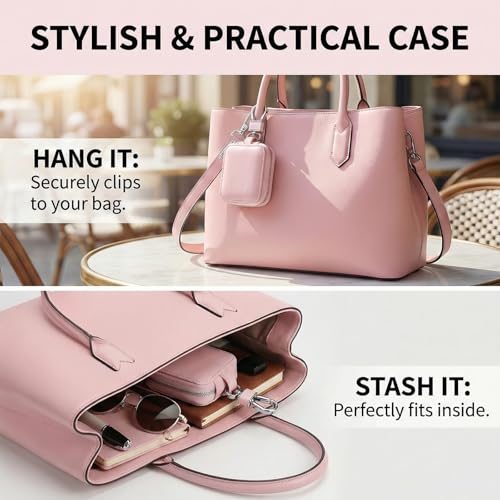 1 Pack Earbud Case Pouch, Headphone Carrying Case, Black | PU Leather Organizer Bag with Keychain, for Earphones, USB Cables, Chargers, Coins, SD Cards, Flash Drives - color: A2-Black