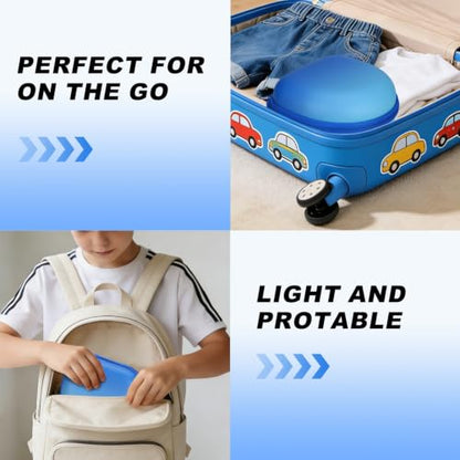 Kids Headphone Case for Candy Bila/Acer Gradient Blue(Case Only) | for iClever BTH12 HS19 BTH20 BT22 BTH26/JoySpark/MIDOLA/ADOOPE/Voopwink /EarFun/JLab/eKids Spiderman/IMYB Kids Headphones - color: Gradient Blue