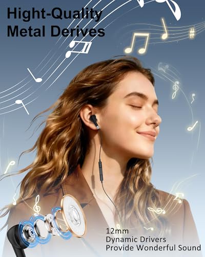Samsung Earbuds Wired 3.5mm Jack Headphones with Microphone, Aux Cord Ear Buds for Galaxy S10 S9 S8 A14 A15 A32 A52 A12 A07 4G iPhone SE 6 in-Ear Earphones Earpods Audifonos for Laptop Gaming Switch