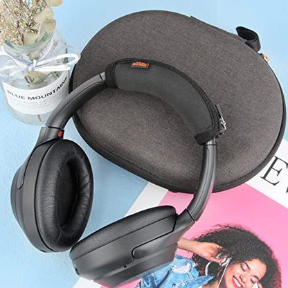 Replacement Headband Cushion Pad Cover Compatible with Sony WH-1000XM2/WH-1000XM3/WH-1000XM4 Noise Canceling Stereo Headset, Head Band Protector Pad Headband Cover (Black) - color: Black