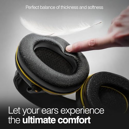 for 3M WorkTunes Replacement Ear Pads Headphones Connect Hearing Protection with Noise Cancelling Radio Ear Muffs AM/FM Bluetooth Headset Protective Earmuffs Shooting Ear Protection Mowing (Pack 4)