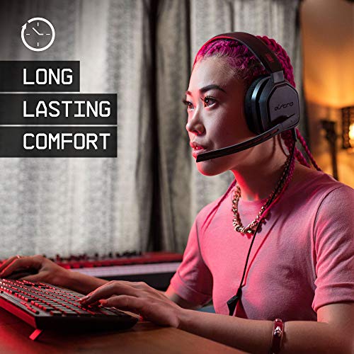 Xbox One/닌텐도 스위치 / PS4 / PC 및 Mac 용 ASTRO 게이밍 A10 헤드셋 - 로지텍의 유선 3.5mm 및 붐 마이크 - 대량 포장 - 레드/블랙