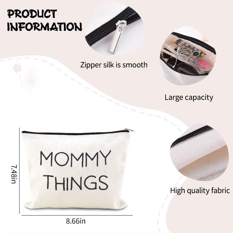 Mommy Things Baby Things Pouch Bags Stuff for Mom After Having a Baby Bag Gift New Mother Gifts After Giving Birth Pregnancy Essentials for Expecting Mom Gift Bag Mommy to Be Postpartum Mama Pouch - color: Mommy Things Baby Things Pouch Bags