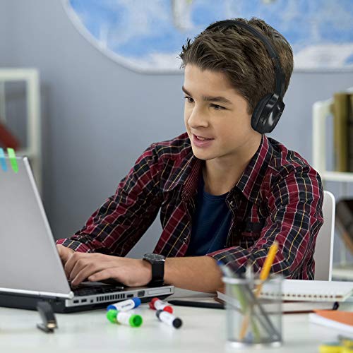 Morpheus 360 Tremors Bluetooth Headphones | Built-in Microphone | Wireless Headset | Gaming Headphones | on Ear Earphones | Wireless/Wired | Black | HP4500B - color: Black with Gray Accents