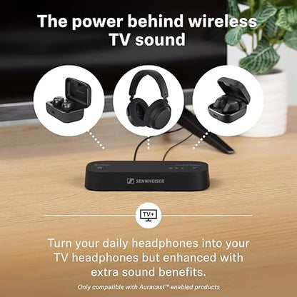 Sennheiser BTA1 TV Transmitter for Bluetooth Auracast Wireless Headphone - style: Transmitter Only