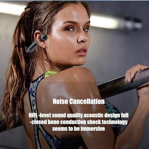 Open Ear Bone Conduction Headphones Underwater Headphones For Swimming Bone Conduction Earbuds Bone Conduction Headphones Bluetooth 5.3 Open Ear Headphones Sports Earphones With Mic Ipx8 Waterproof - color: Blue