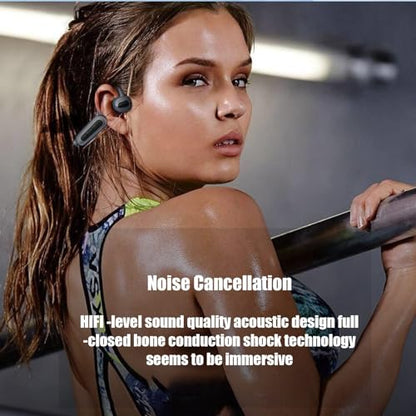 Open Ear Bone Conduction Headphones Underwater Headphones For Swimming Bone Conduction Earbuds Bone Conduction Headphones Bluetooth 5.3 Open Ear Headphones Sports Earphones With Mic Ipx8 Waterproof - color: Blue