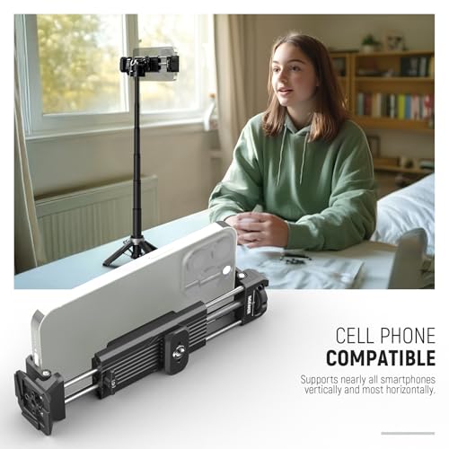 NEEWER Tablet Metal Holder for iPad Tripod Mount Adapter with Cold Shoe, Arca Type Base, NATO Interface, 1/4" Screw for iPad mini Air Pro Surface Pro (7.9" to 12.9"), Universal Tablet Clamp, PA100 - style: PA100