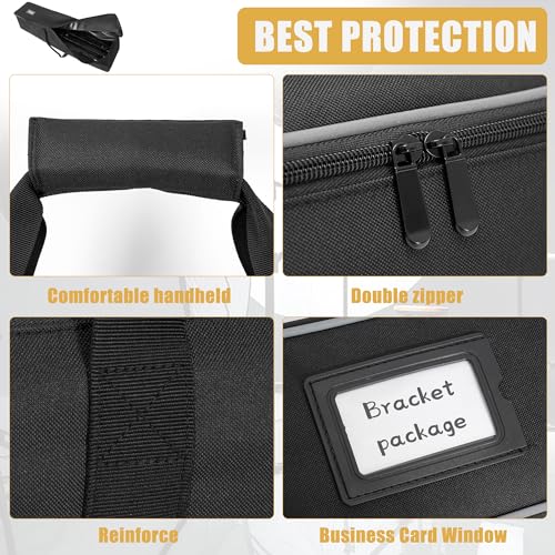 Multifunctional Tripod Bag 50 X 10 X 10 Inches / 127 X 25.5 X 25.5 cm Heavy Duty Tripod Carrying Case with Handle for Lights, Speakers, Cameras, Booms, Microphone Stands, Black - size: 50 X 10 X 10 Inch