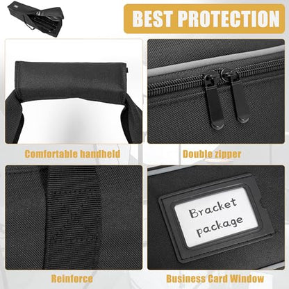 Multifunctional Tripod Bag 50 X 10 X 10 Inches / 127 X 25.5 X 25.5 cm Heavy Duty Tripod Carrying Case with Handle for Lights, Speakers, Cameras, Booms, Microphone Stands, Black - size: 50 X 10 X 10 Inch