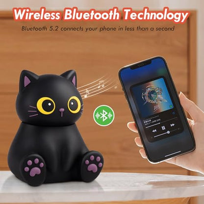 Portable Mini Cartoon Bluetooth Speaker with Phone Holder Mini Animal Cute Kids Wiressless Speaker Built-in Mic, Hands-Free Call for Home Trip Gift (Pink-Pig) - color: Pink-Pig