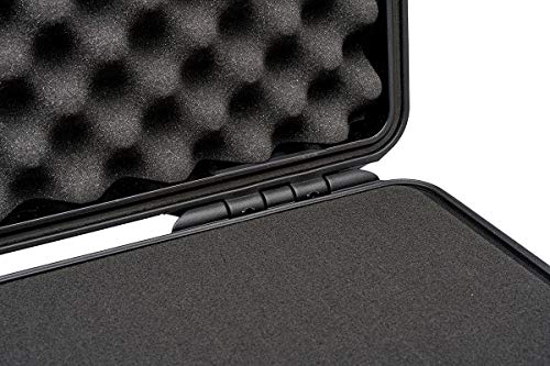 Small Medium Hard Case with Wheels and Pick'n'UP Foam | Protective Carrying case Gun, in-Ear, Wireless System or Camera Set - style: № 80-04 Int: 17.13 X 13.19 X 10.71 In.