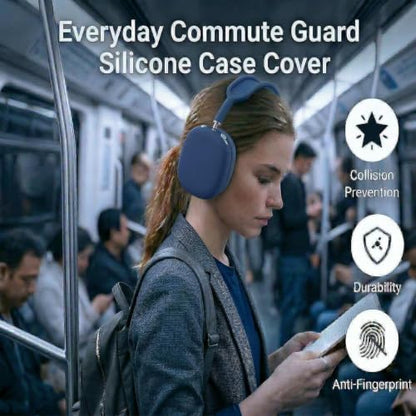 MOLOPPO Silicone Case Cover for AirPods Max 2/1 (2026/2024/2020), Blue - color: S-Blue