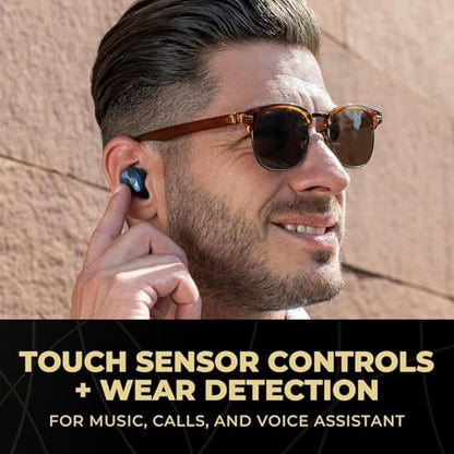 Panasonic Technics Hi-Fi True Wireless Earbuds, EAH-AZ80-A, Midnight Blue - color: Midnight Blue