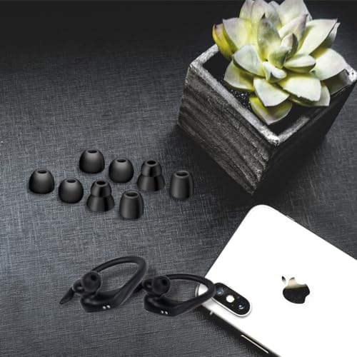 Replacement Eartips Compatible with Beats Flex/Beats X/urBeats/Powerbeats Pro/Beats tour2.0 Earbuds, Silicone Earbuds Eartips Buds Cover Set