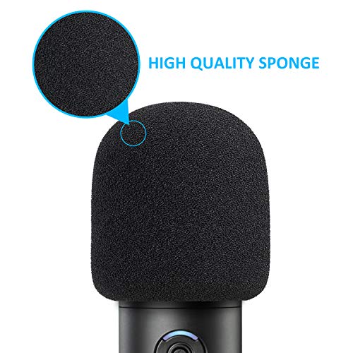 ATR2500x Pop Filter Foam Cover - Mic Windscreen Customized for Audio Technica ATR2500x-USB, ATR2500-USB Cardioid Condenser USB Microphone to Blocks Out Plosives