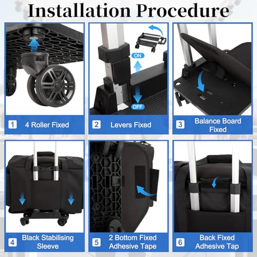 Large Rolling Dj Cable Bag with Detachable Dividers, Bottom Pad | Dj Bag for Equipment and Accessories with Laptop and Microphone Pocket, Dj Gig Bag for Musician, Professional, Travel, Blue - color: Blue, style: Rolling Dj Cable Bag
