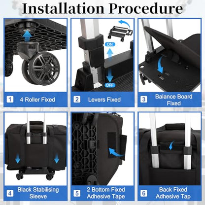 Large Rolling Dj Cable Bag with Detachable Dividers, Bottom Pad | Dj Bag for Equipment and Accessories with Laptop and Microphone Pocket, Dj Gig Bag for Musician, Professional, Travel, Blue - color: Blue, style: Rolling Dj Cable Bag