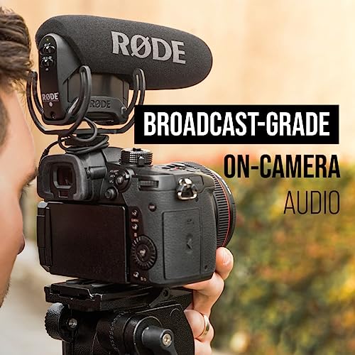 Rode VideoMic Pro R Camera-Mount Shotgun Microphone,Black