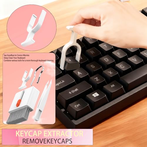[32-in-1 Cleaning Kit] 32-in-1 Cleaning Kit | Includes Brushes for Computer Keyboards, Earphones, iPads, Phones, and Cameras