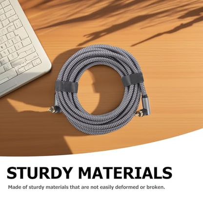 NOLITOY 5m Digital Coaxial Audio Cable with Dual Shielded Cord and Gold-Plated Connector for Home Theater and Tv Audio Systems