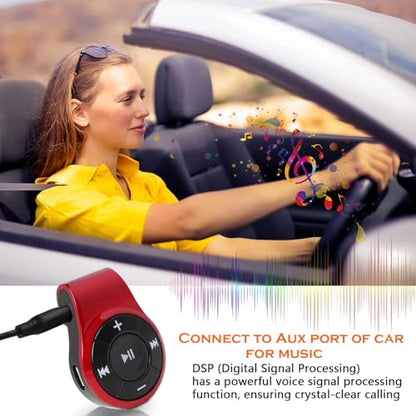 Bluetooth Receiver for Headphone,Headset,Speaker or car Audio,with MIC for Hands-Free Call and Music.