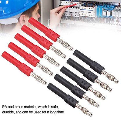 5Set Banana Plug Adapter, Speaker Banana Plugs, J.20012 Speaker Connectors Terminal, for Car Multimeters Instruments