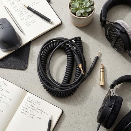 GOTOTOP Coiled Headphone Cable, OFC, 130-300cm