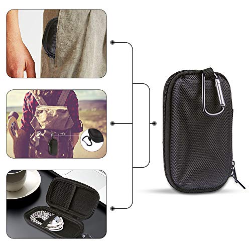 Durable MP3 Player Case, USB Flash Drive Case Bag Portable Storage Case - color: Black
