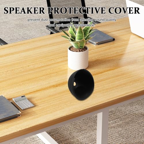 DOITOOL Silicone Echo Speaker Cover: Smart Speaker Protective Case Waterproof & Dustproof - Silicone Protector Portable Compatible for Amazon - color: Black