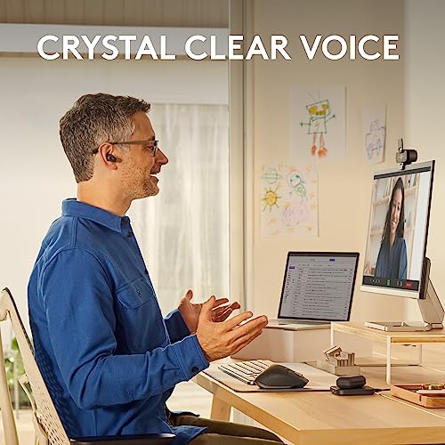 Logitech Zone True Wireless Bluetooth Noise Canceling Earbuds with Microphone, Hybrid ANC, Transparency Mode, Certified for Microsoft Teams, Zoom, Google Meet, Google Voice - Graphite