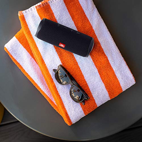 JBL Flip 5 Waterproof Portable Bluetooth Speaker - Black (Renewed) - color: black