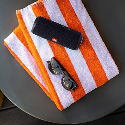 JBL Flip 5 Waterproof Portable Bluetooth Speaker - Black (Renewed) - color: black