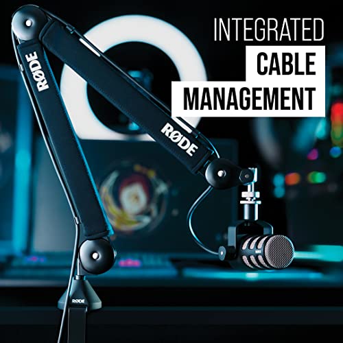 Rode Podcaster USB Mic and PSA1+ Studio Arm with Cable Management, Black