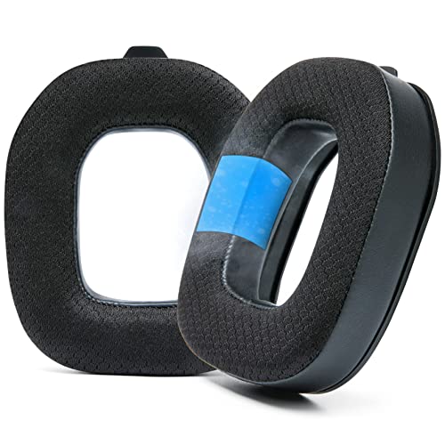 WC Freeze A40 - Hybrid Fabric Cooling Gel Earpads for Astro A40 TR | Made by Wicked Cushions | Improved Durability, Thickness & Sound Isolation | Black - color: Black