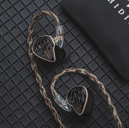 Hidizs MS5 IEM Detachable Cable 3.5 mm Plug Headphone Balanced Cord- 2 Pin 0.78mm for Earphones, Black - size: 3.5 mm