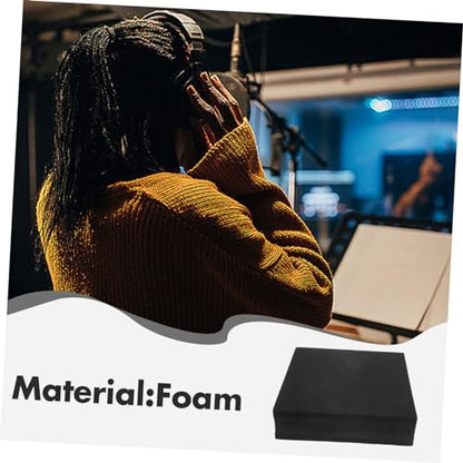 Hemoton Acoustic Isolation Pad for Speakers Soundproof Foam -Layer Design Noise Isolation Pad for Studio Monitors Enhanced Stability and Vibration Control
