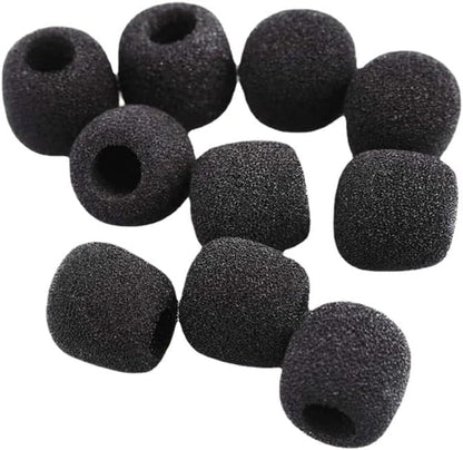 5-Pack Professional Foam Windshield for Shure CVG18-B/C - Studio-Grade Microphone Filter for Gooseneck Condenser Mics, Black Sponge Noise Reduction Covers