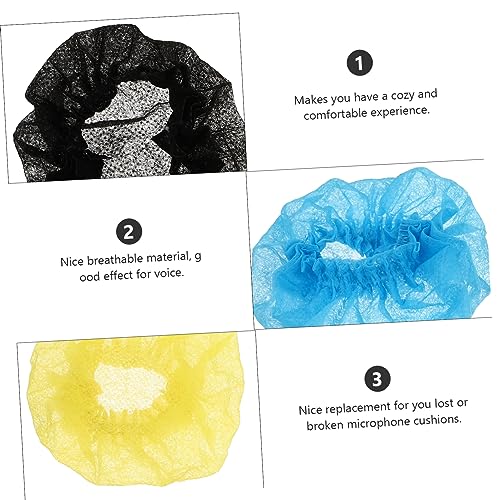 Microphone Protection Kit 200pcs Disposable Covers Windscreen Foam Isolation Shields