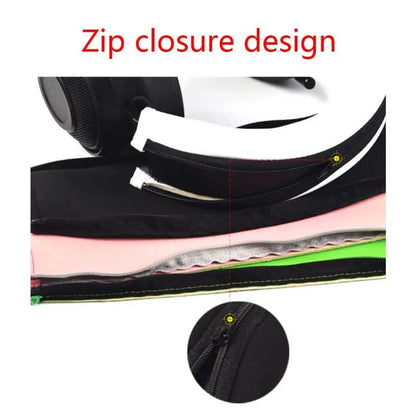 Headphone Headband Cover Sleeve Headband Protector Headphone Protective Cushion Pad with Zipper Replacement for Razer Kraken PRO 7.1 V2 Headset (Pink)