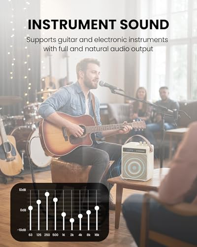 Avantree VoxAmp Duo - Portable Wireless Voice Amplifier Microphone | & Speaker Set for Classroom, Small Events & Parties, USB Recording & Playback, 30W Clear Voice & Rich Sound, 14H Battery