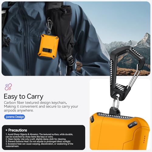 for AirPods Pro 3 Case Safety Lock (Yellow) - color: W-yellow