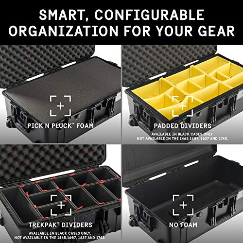 Pelican 1615 Air Case with Foam (Yellow) - color: Yellow, size: One Size - With Foam