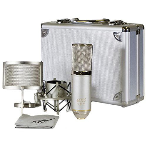 MXL V67G HE Heritage Edition FET Designed Condenser Microphone | Solid-state Mic That Breathes Warmth into Vocals - style: MXL V67G HE