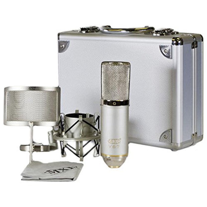 MXL V67G HE Heritage Edition FET Designed Condenser Microphone | Solid-state Mic That Breathes Warmth into Vocals - style: MXL V67G HE