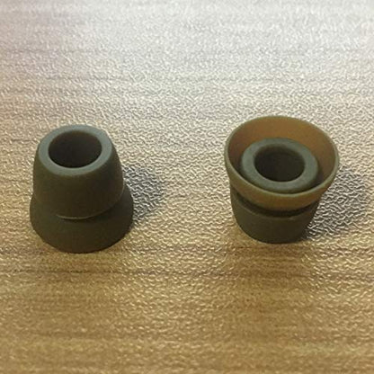 Replacement Silicone Earbuds Ear Tips Eargels Buds Set Compatible with Beats Powerbeats 3 Powerbeats 2 Wireless in-Ear Earphones (4 Pairs/Brown) - color: Brown