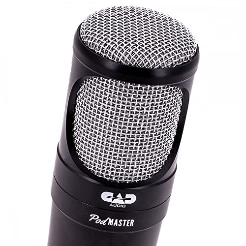 CAD Audio PM1200 Dynamic Broadcast Microphone with Boom Stand - style: Modern