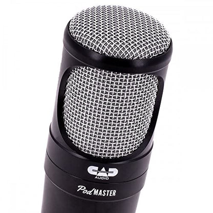 CAD Audio PM1200 Dynamic Broadcast Microphone with Boom Stand - style: Modern